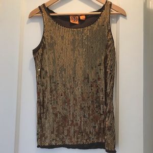 Elegant & chic sequined Tory Burch Sleeveless top